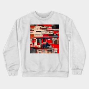 Cubical Abstract Crewneck Sweatshirt